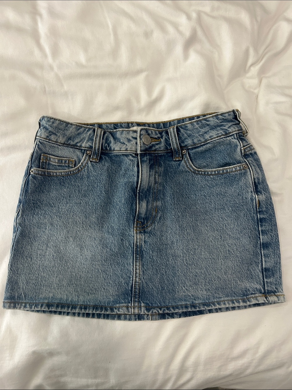 Pacsun  Light Blue Denim Mini Skirt